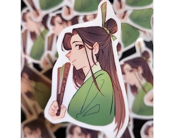 SVSSS - Pretty Shizun Shen Qingqiu 2 inch Glossy Vinyl Sticker | Scum Villain Self Saving System