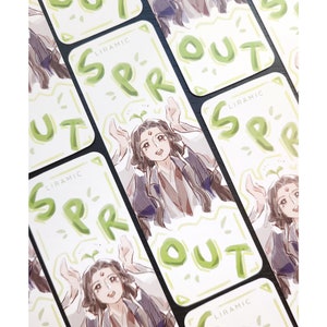 SVSSS - Luo Binghe Sprout 2 x 6 Marcador | Sistema de Auto-salvamento do Scum Villain