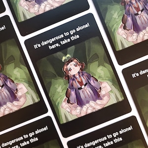 SVSSS - Here Take This Sprout Binghe 3.5 x 5 Art Print | Scum Villain Self Saving System