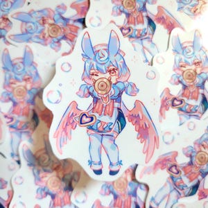 Genshin - Sigewinne Angel Nurse Glossy Vinyl Sticker