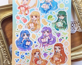 Pichi Pichi Pitch Mermaid Melody Sticker Sheet