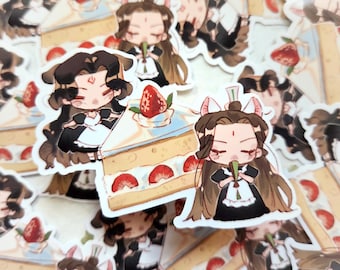 Bingqiu Cake Vinyl Sticker – SVSSS Scum Villain Self Saving System Shen Qingqiu Luo Binghe