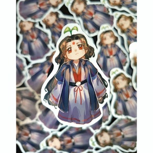 SVSSS - Luo Binghe Chibi Sprout Vinyl Sticker | Scum Villain Self Saving System