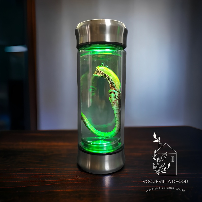 Alien Jar Xenomorph Specimen Facehugger Embryo Glass Jar Movie Etsy