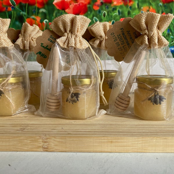 Lucky package, small gift, sweet moment of happiness, bee love in a glass, nature-related gift, healthy gift from nature,