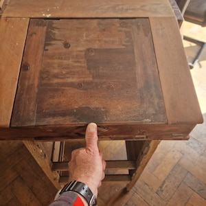 Antique writing Scribes desk for final restoration