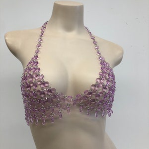 Elegant Bikini Body Chain - handmade chest chain, summer beach jewelry, versatile body accessory, perfect for festivals and pool parties