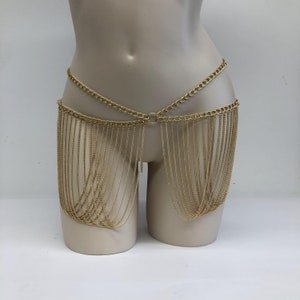Simple body chain waist chain, waist chain, chain belt, body chain, body jewelry