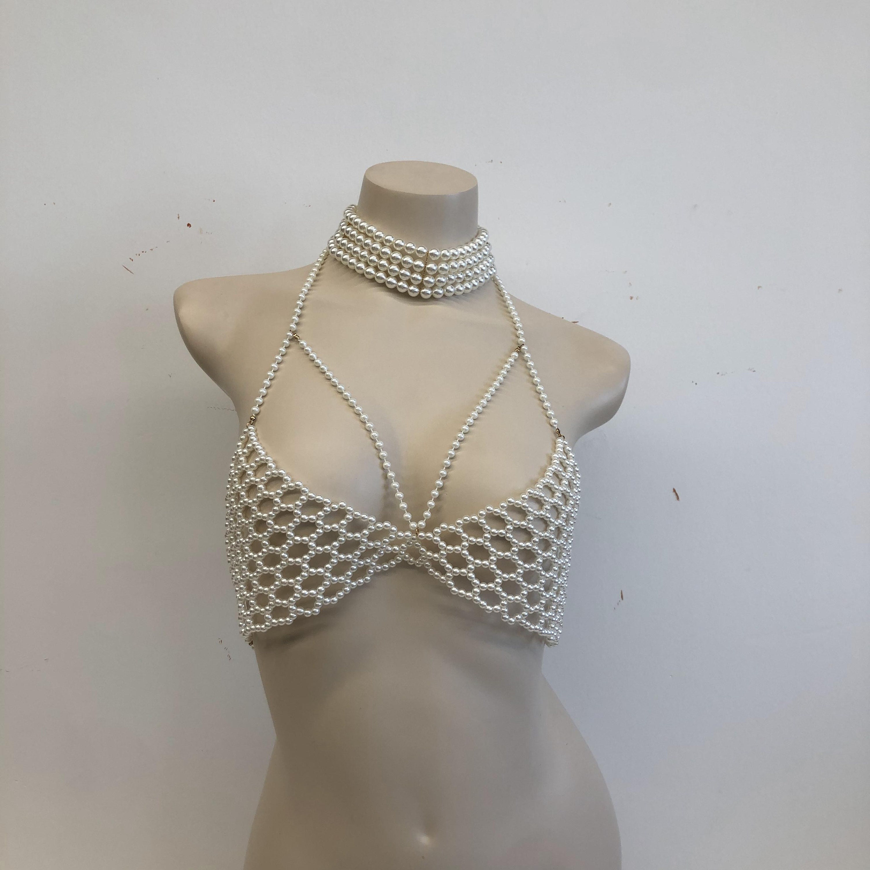 wide strap bras Beaded Bra Straps Crystal Diamond Adjustable