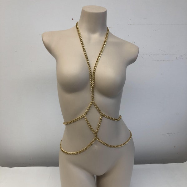 Gold Body Chain Women Belly Chain Gold Bodychain Body Jewelry Women Body Chains Summer Accessories Waist Chain Beach Jewelry Boho