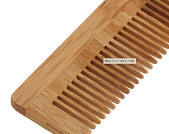 100% Natural Bamboo Hair Comb.