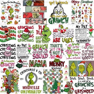 Christmas Bundle Png, Frohe Weihnachten Png, Weihnachten Png, The Grinc Png, Weihnachtsfilm Png, Weihnachtsmann Png, digitaler Download