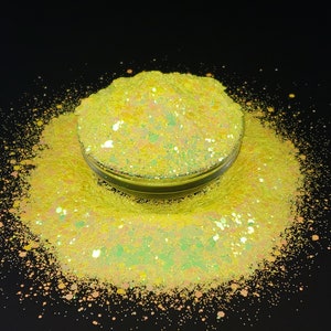 Yellow Brick Road Gelb Chunky Mix Exclusive Polyester Glitter Tumbler Handwerk Make-up