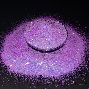 Ägyptische Spitze Lila Farbwechsel Irisierende Chunky Mix Exklusive Polyester Glitzer Becher Handwerk Make-up
