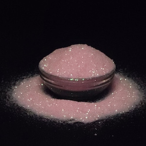 Barbe à papa coupe fine, rose layette, polyester irisé scintillant, cosmétiques, gobelets à fabriquer des paillettes, ongles