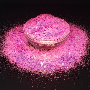Bali Magic Pink Chunky Mix Exclusive Polyester Glitter Tumbler Handwerk Makeup