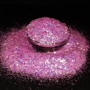 Alphabet Street Epoxy Mixative Pink Chunky Mix Exklusive Polyester Glitter Tumbler Crafts Make-up