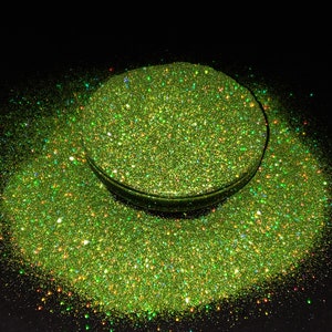 Apfelblüte Extra Feiner Schnitt Apfelgrün Holografisch Bunte Polyester Glitzer Becher Handwerk Make-up