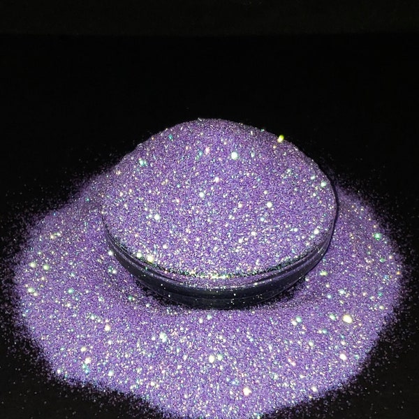 Adore Purple Iridescent Fine Cut Sparkling Iridescent Glitter Polyester Cosmetic Glitter Crafting Tumblers Nails