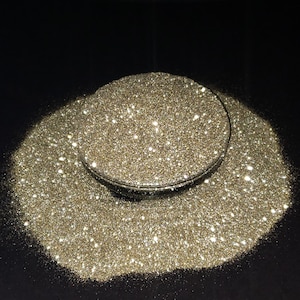 Melinda Champagne extra fin scintillant polyester scintillant cosmétiques gobelets à fabriquer des ongles