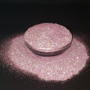 Pink Moscato Custom Hand Blended Holographic Pink Extra Fine Cut Holographic Bunte Polyester Glitzer Becher Handwerk Make-up