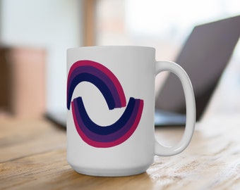 Bisexual pride coffee mug
