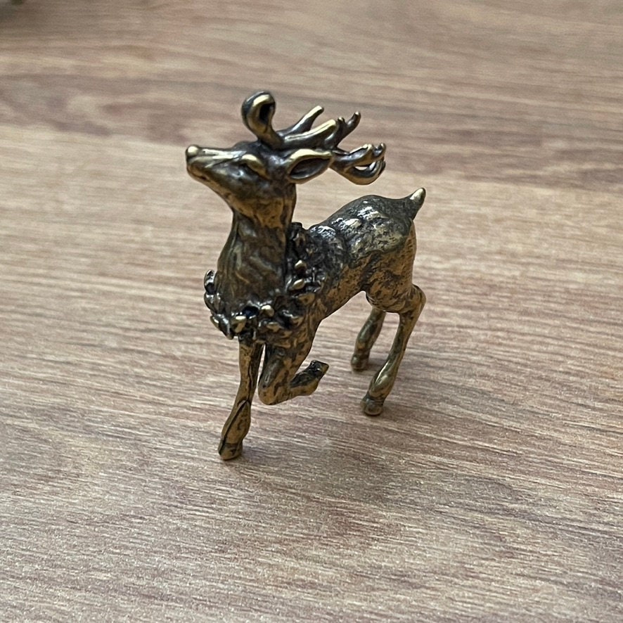 Brass Deer Figurines -  Sweden