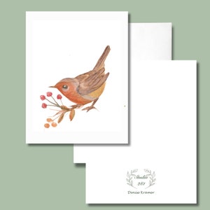 Wren-notiskortset, 4,25 x 5,5