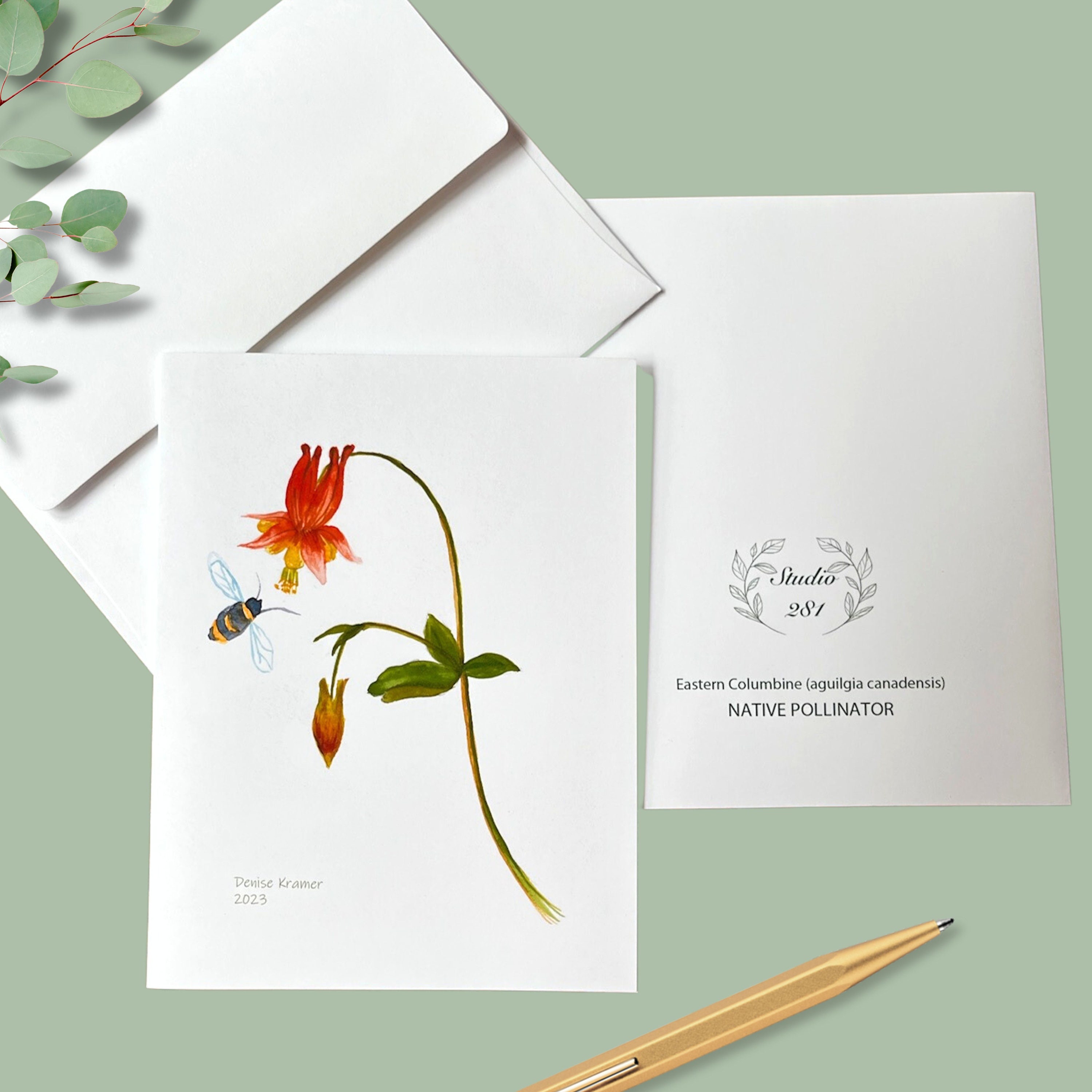 Native Flower Watercolor Note Card Assortment Set of 8 Etsy