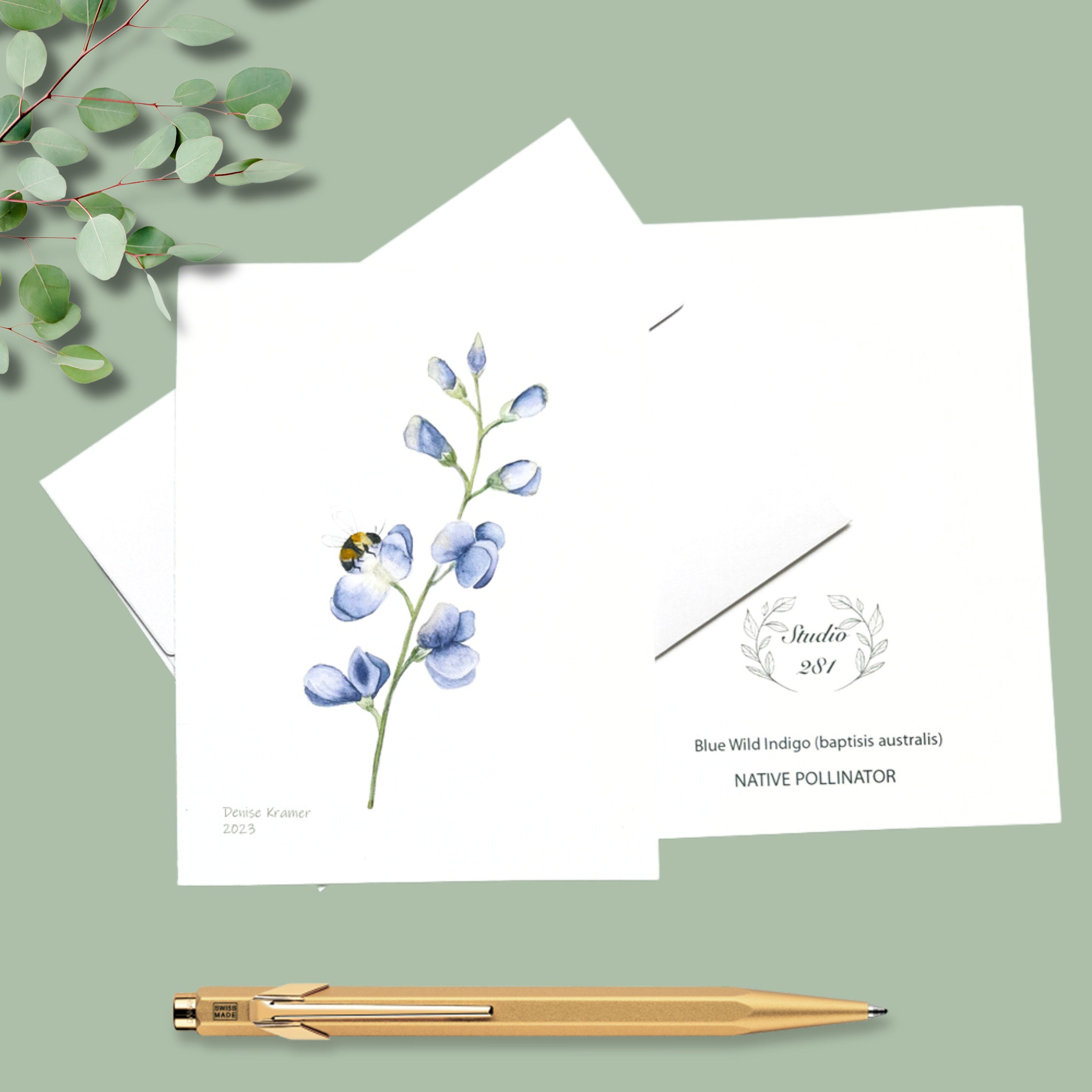 Native Flower Watercolor Note Card Assortment Set of 8 Etsy
