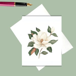 Magnolie-Grußkarten