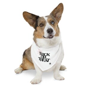 Spooky Halloween Pet Dog Cat Bandana Collar