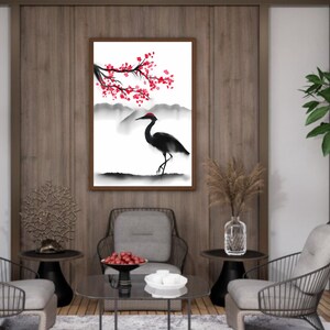 Japanese Wall Art Digital Download |  Traditional Decor | Asian Artwork |  Printable Art | Digital Download Painting | Instant Home Decor