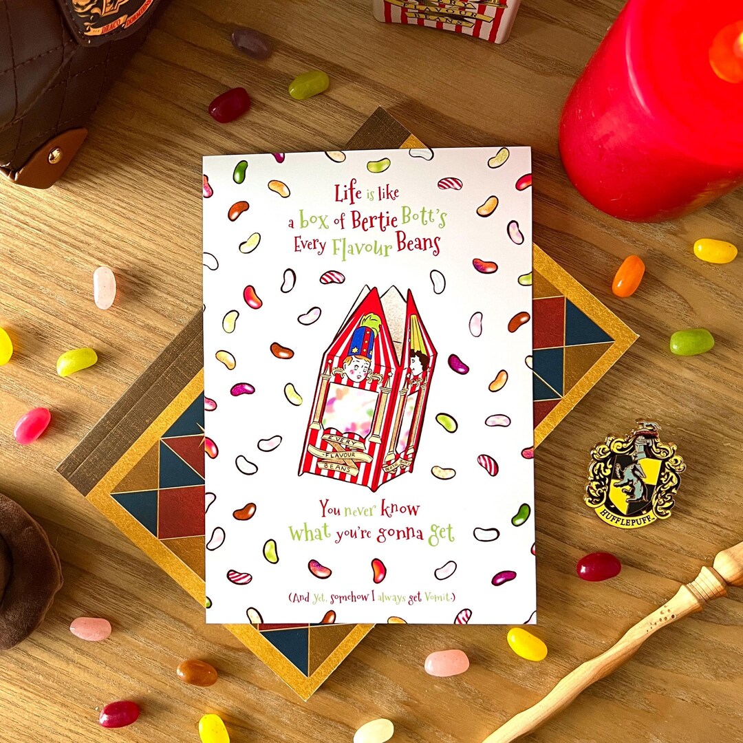 Art Print Wizard World | Bertie Bott Print | Jelly Bean Every