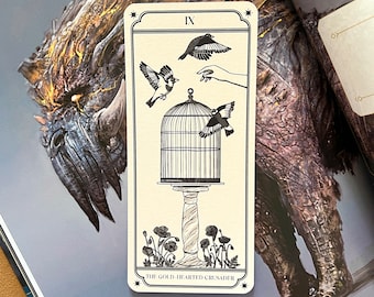 Bookmark Poppy Sweeting | HL video game | Wizarding World Tarot Card | Magical beasts lover | HP fan gift | HL bookmark | book lover