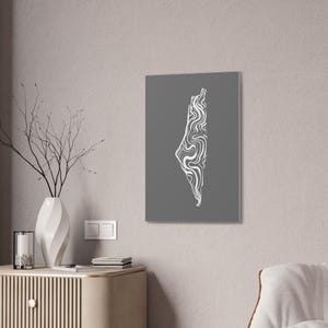Palestine Wall Art, Map Palestine Print, 5 Sizes Included, Islamic Wall Art, Palestinian Decor, Instant Download, Palestine Art, Islamic