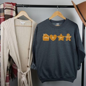Cookies For Two Please Christmas Pregnancy Sweatshirt, Pregnancy Announcement Sweatshirt, Maternity Christmas Shirt, Pregnancy Reveal Shirt