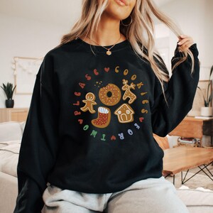 Cookies For Two Please Christmas Pregnancy Sweatshirt, Pregnancy Announcement Sweatshirt, Maternity Christmas Shirt, Pregnancy Reveal Shirt