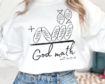 5 Loaves 2 Fish and Loaves Shirt  Bible Verse T Shirt Faith T Shirt Religious Tee Christian Clothing Bible Verse Tee Christian Statement