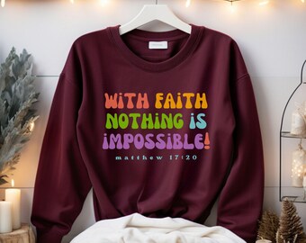 Faith Shirt Christian Apparel Gift For Women Christian Clothing Religious Bible Verse Christian Tee Jesus Tshirt Christian Shirt For Women