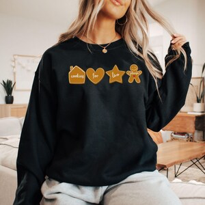 Cookies For Two Please Christmas Pregnancy Sweatshirt, Pregnancy Announcement Sweatshirt, Maternity Christmas Shirt, Pregnancy Reveal Shirt