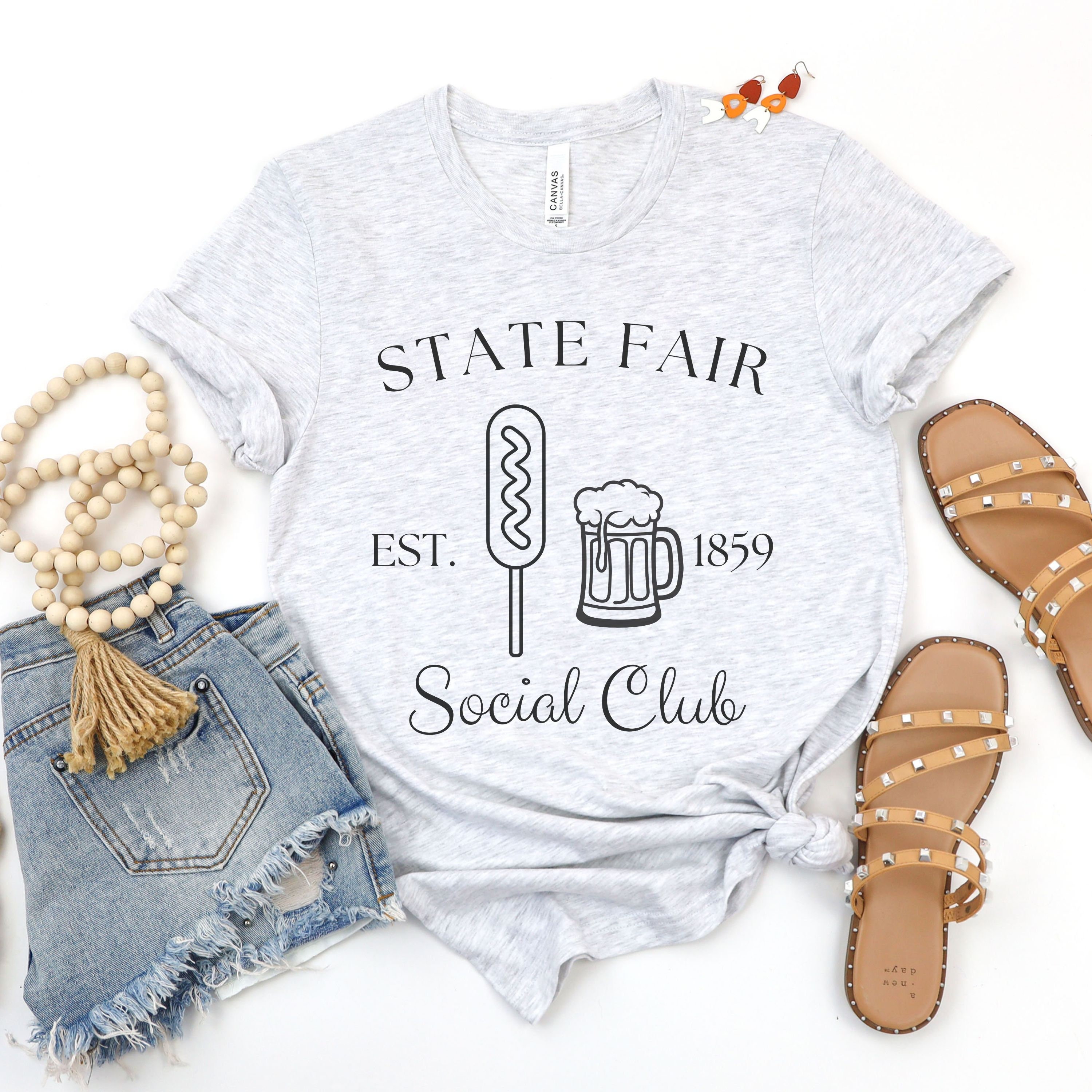 State Fair Social Club Shirt Sate Fair Vibes Shirt Fair T-shirts Fair Tshirts Antisocial Club Shirt Summer Fair Shirt Retro Fair Shirt