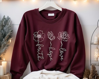Faith Shirt Christian Apparel Gift For Women Christian Clothing Religious Bible Verse Christian Tee Jesus Tshirt Christian Shirt For Women