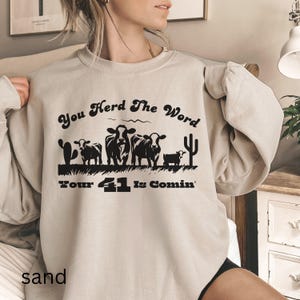Your 41 is Coming Shirt Womens Religious Shirt Faith Sweatshirt Christian Sweatshirt Bible Verse Jesus Lover