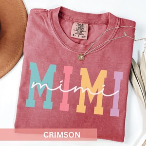 Mimi Short Long Sleeves Shirt, Mimi Shirt, Gift for Mimi, Grandma Gift, Grandmother Gift, Grandma Gigi Nana Shirt, Comfort Colors Mimi Shirt