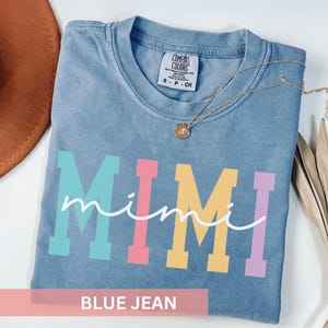 Mimi Short Long Sleeves Shirt, Mimi Shirt, Gift for Mimi, Grandma Gift, Grandmother Gift, Grandma Gigi Nana Shirt, Comfort Colors Mimi Shirt