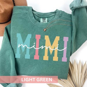 Mimi Short Long Sleeves Shirt, Mimi Shirt, Gift for Mimi, Grandma Gift, Grandmother Gift, Grandma Gigi Nana Shirt, Comfort Colors Mimi Shirt