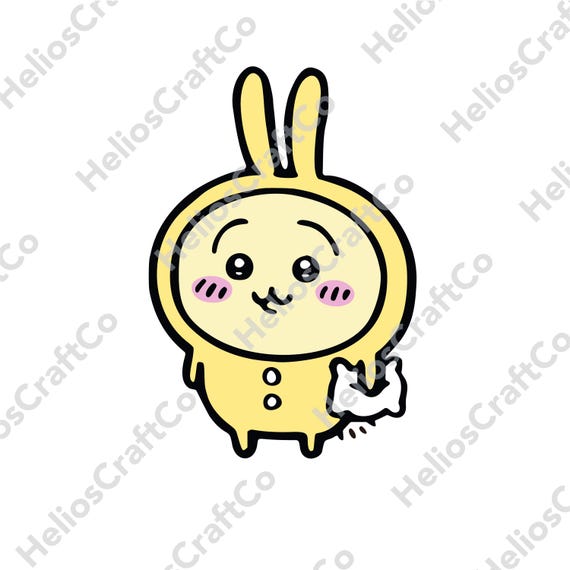 ちいかわうさぎSVGバンドル｜かわいいアニメ猫デジタルステッカー