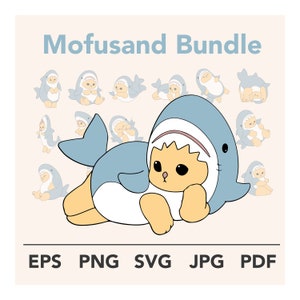 Cute Cat SVG Bundle | Cute Kawaii Cartoon Digital Stickers | svg png jpg eps pdf | Instant Download for Cricut & DIY Crafts