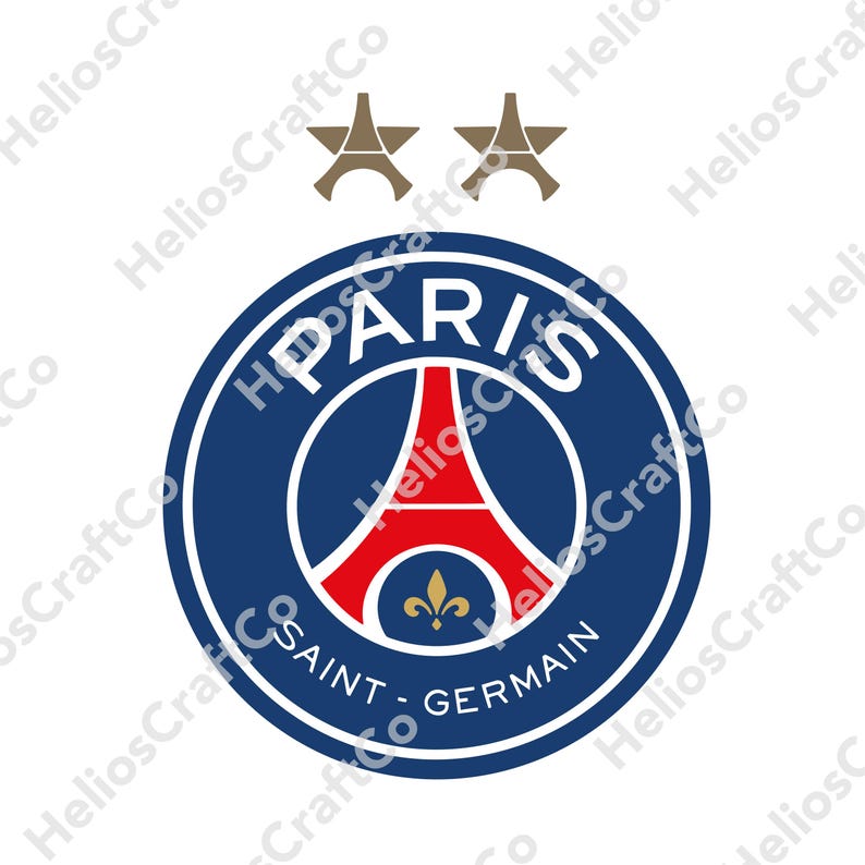 Logo Du Football PSG 2 toiles SVG PNG t l chargement Num rique logo-du-football-psg-2-toiles-svg-png-t-l-chargement-num-rique